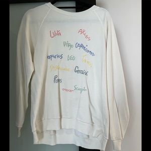 I stole my boyfriends shirt zodiac sweatshirt! Soft and cozy